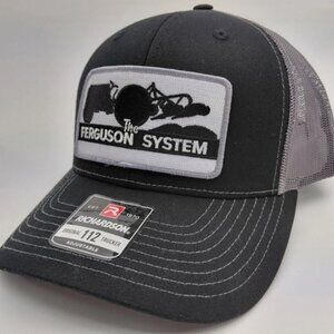 The Ferguson System Black And Gray Richardson 112 Snap Back Hat Cap